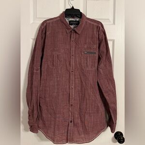 tranquility mayhem Men’s Slim Xl Long Sleeve Button Up Dress Shirt